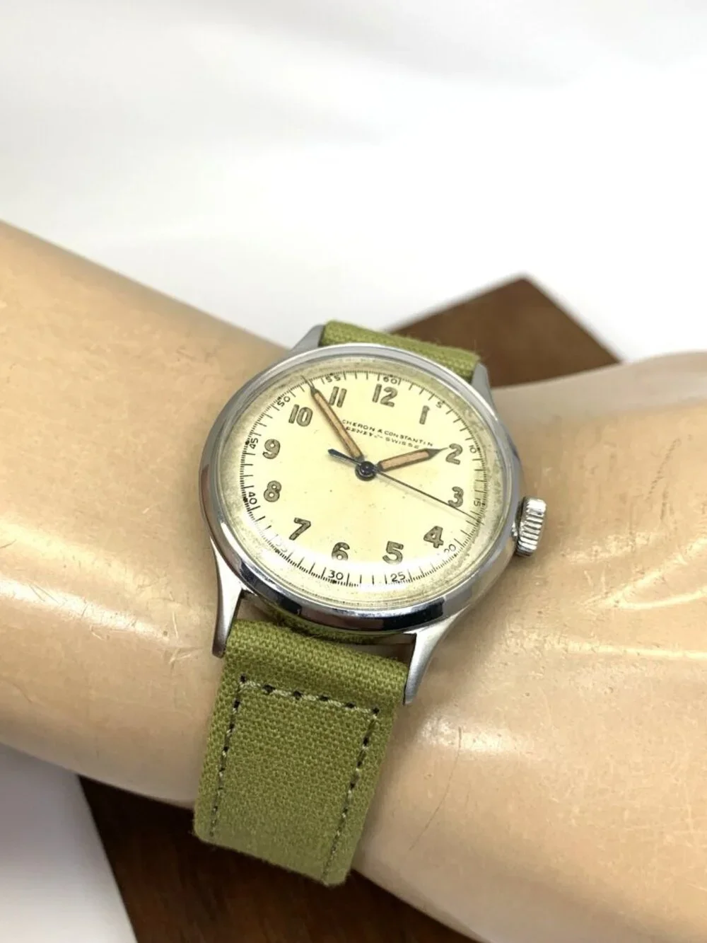 Vacheron Constantin Men's Watch Swiss Manual Wind 1930's-1940's Steel Case 35mm